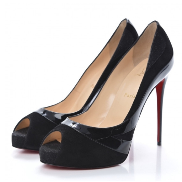 Christian Louboutin YOULAPEEP 120 Peep Toe 👀 Rare Hard to Find Style 👀 40.5 - Picture 9 of 14